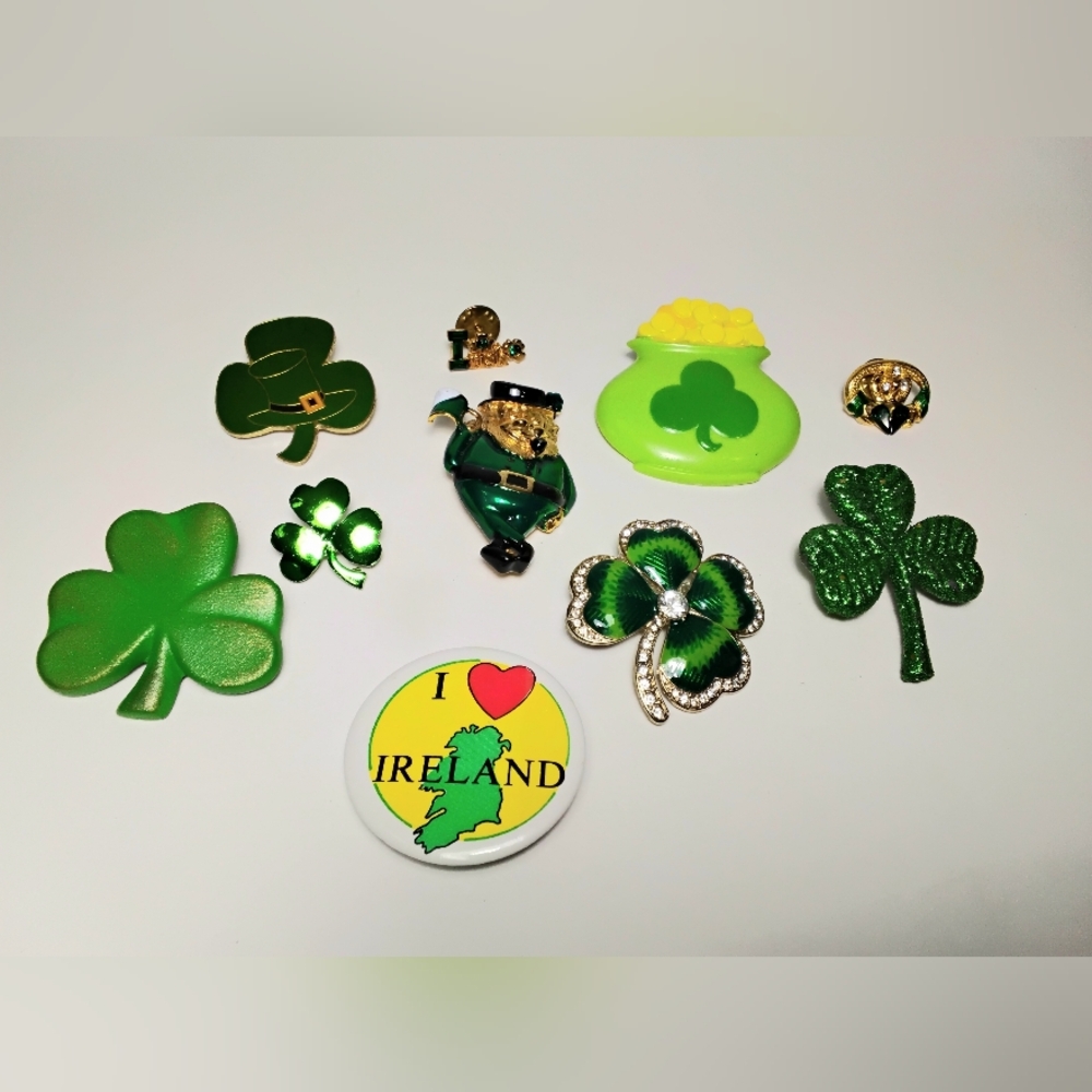 St. Patrick's Day Pins/Brooches Irish Ireland St. Patty's